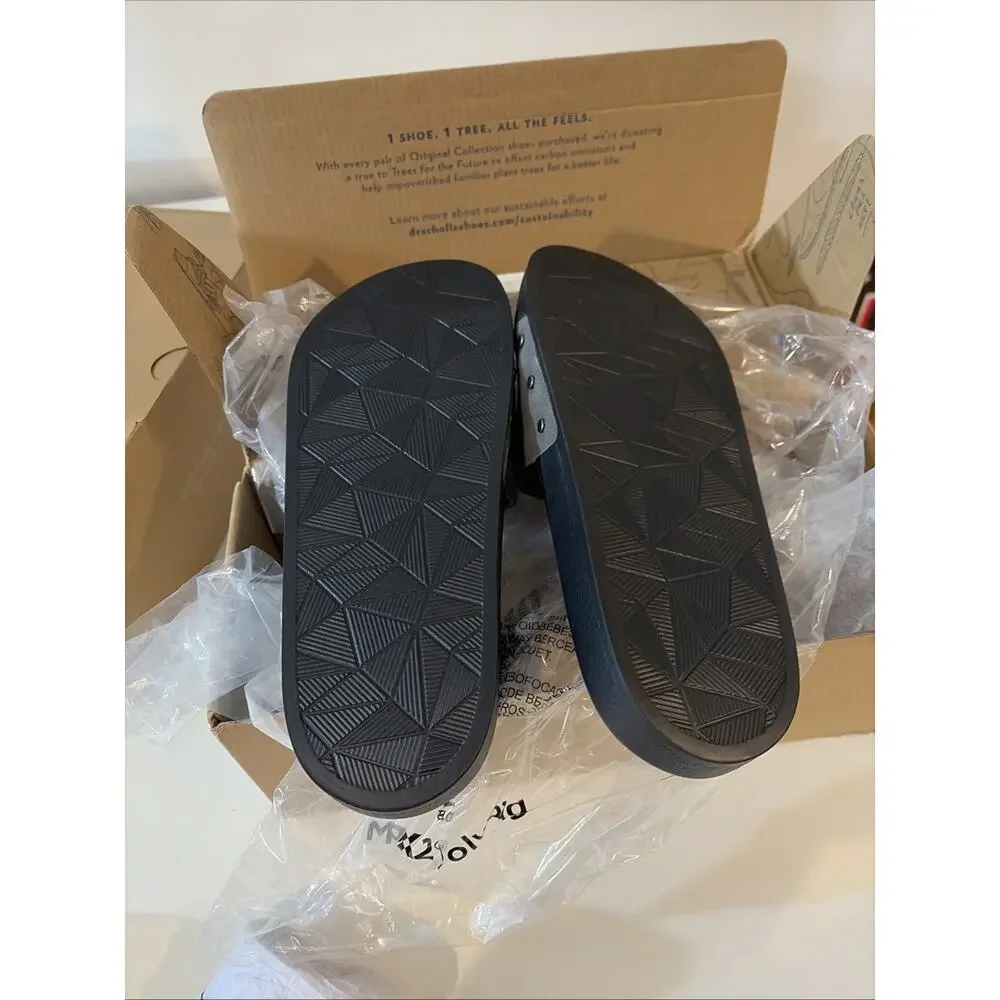 Woman's Sandals Dr. Scholl's Pisces Grey Original Collection 7M, leather upper